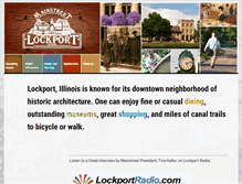 Tablet Screenshot of mainstreetlockport.org